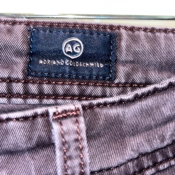 Eggplant purple Adriano Goldschmied Matchbox slim straight denim pants size 30 - Picture 6 of 15